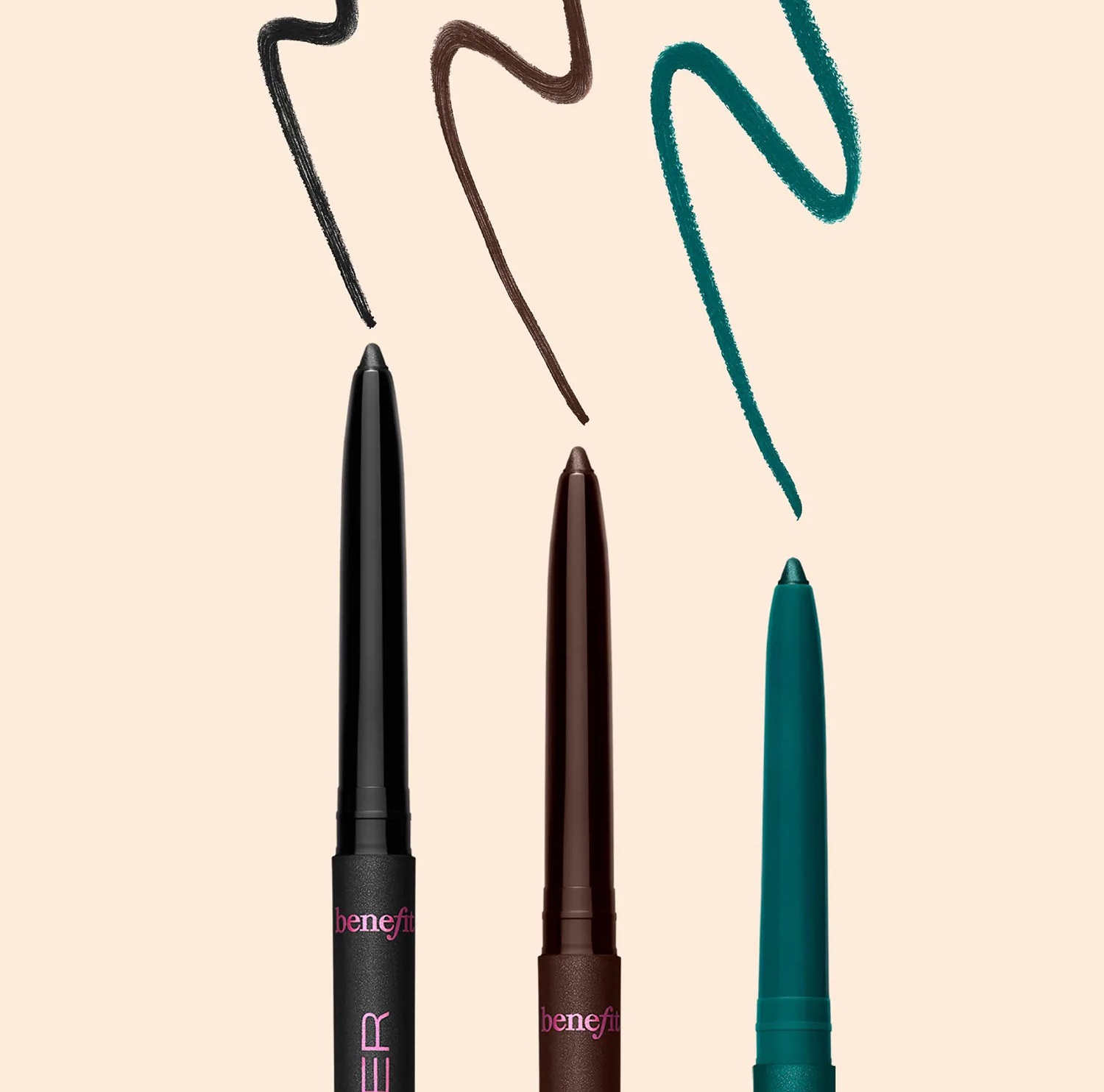 Гелевая подводка для глаз Benefit Cosmetics BADgal Hypeliner Waterproof With 36-hour Hold, Pitch Black, 0.25 г — фото 4