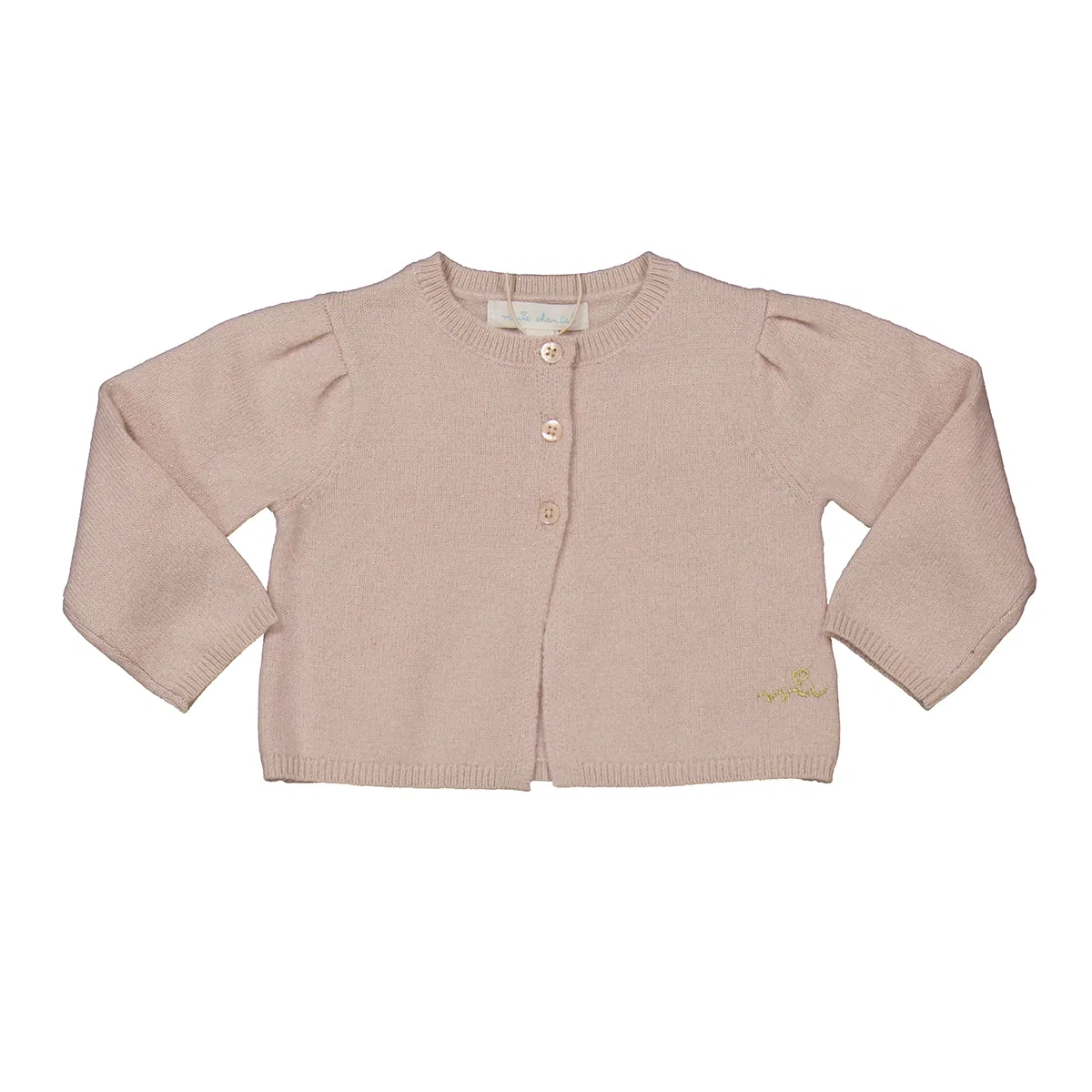 Кардиган из кашемира с блестками Cashmere Sparkle Cardigan Marie Chantal, Blush