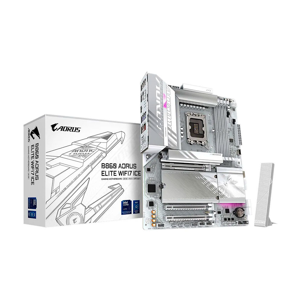 

Материнская плата Gigabyte B860 Aorus Elite WIFI7 ICE, LGA1851, DDR5, Wi-Fi