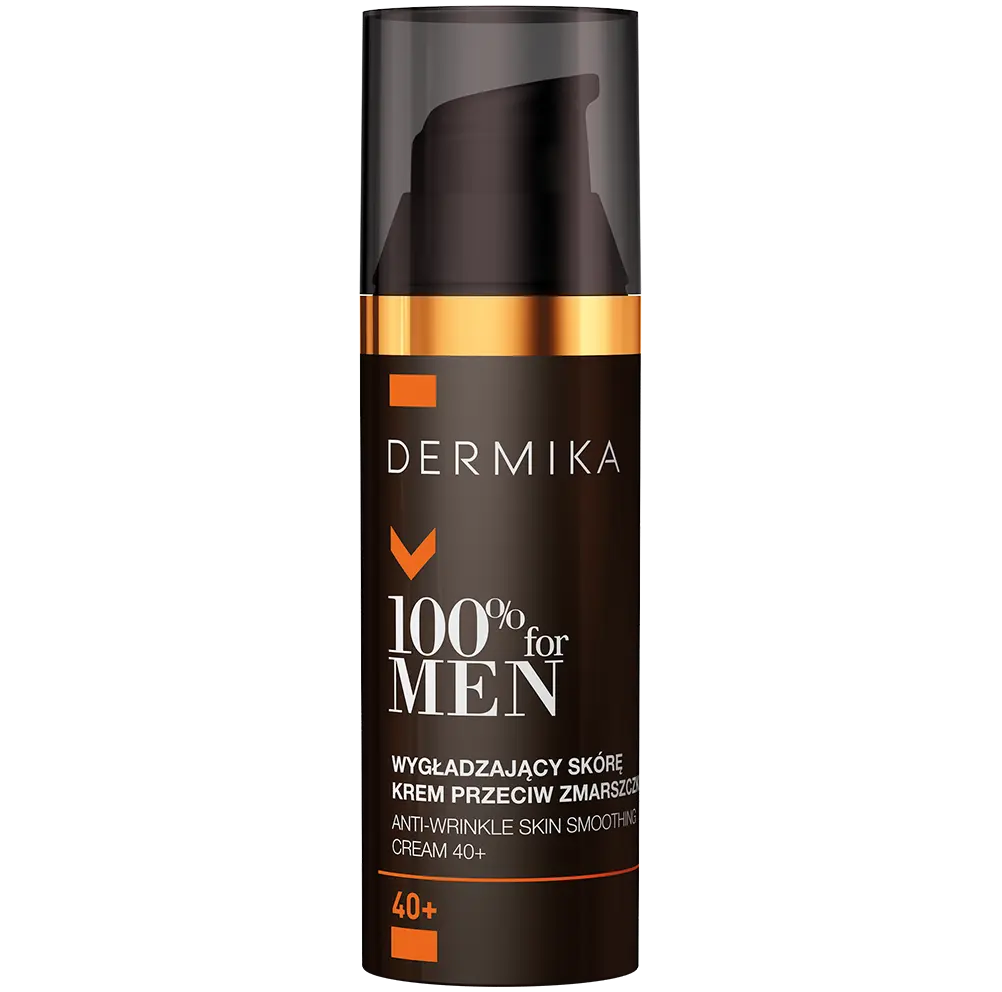 

Dermika 100% for Men разглаживающий дневной и ночной крем для лица против морщин 40+ для мужчин, 50 мл