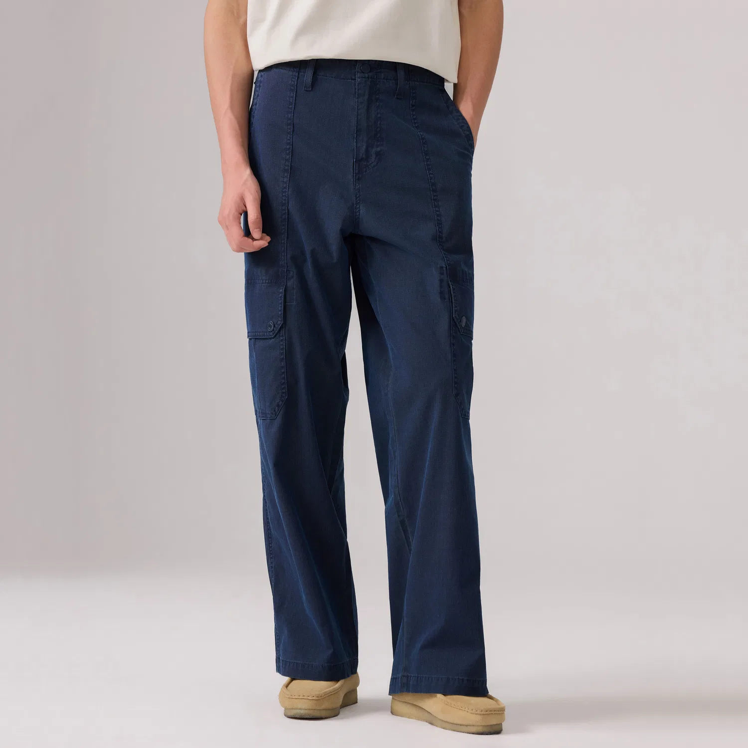 Мужские карго-брюки Dark Blue Levis — фото 4
