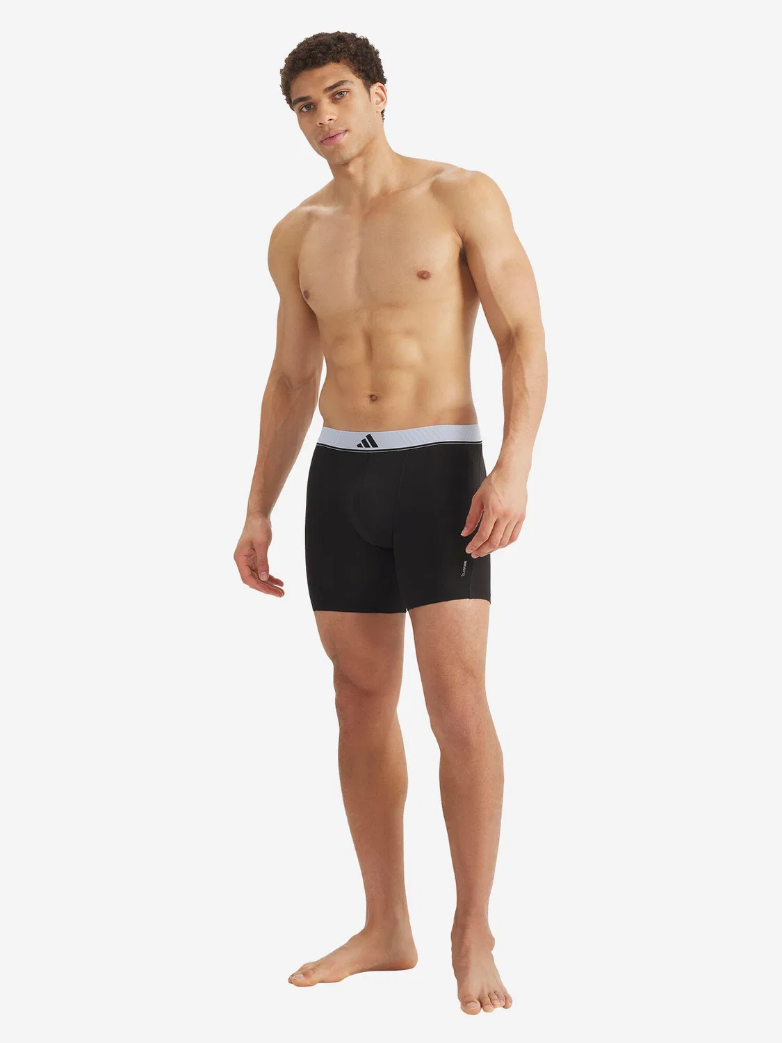 Мужские классические боксеры Active Micro Flex Adidas, Schwarz — фото 3