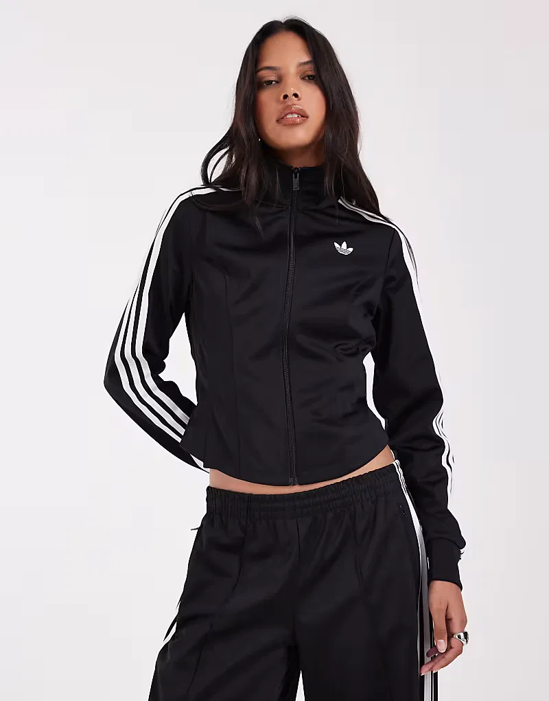 Спортивная куртка-корсет Adidas Originals Firebird, черный