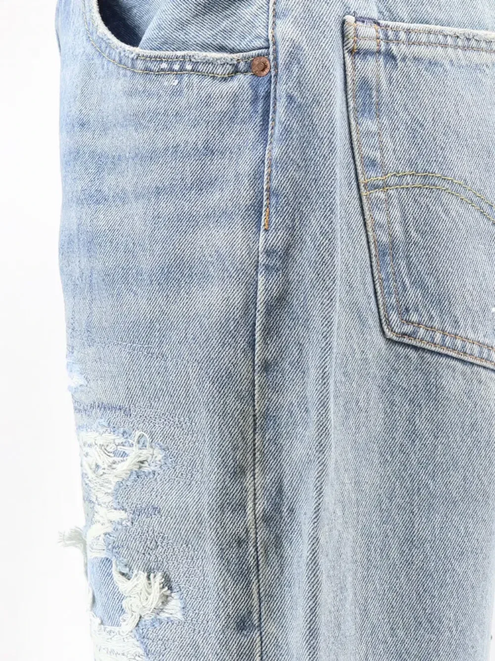 Свободные джинсы с потертостями Levi'S, синий — фото 3