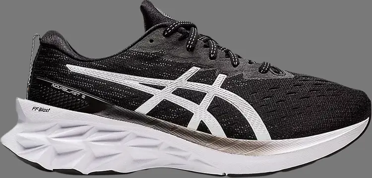 

Кроссовки wmns novablast 2 'black pure silver' Asics, черный
