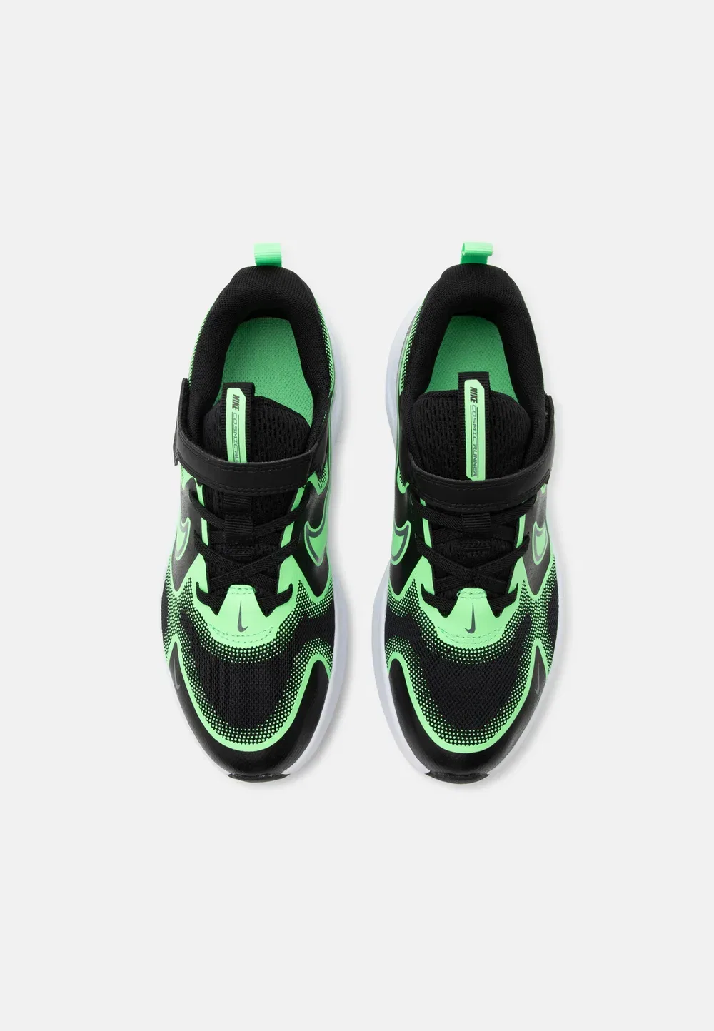 Кроссовки Cosmic Runner для бега по улицам Nike Performance, Black/Cool Grey/Illusion Green — фото 4
