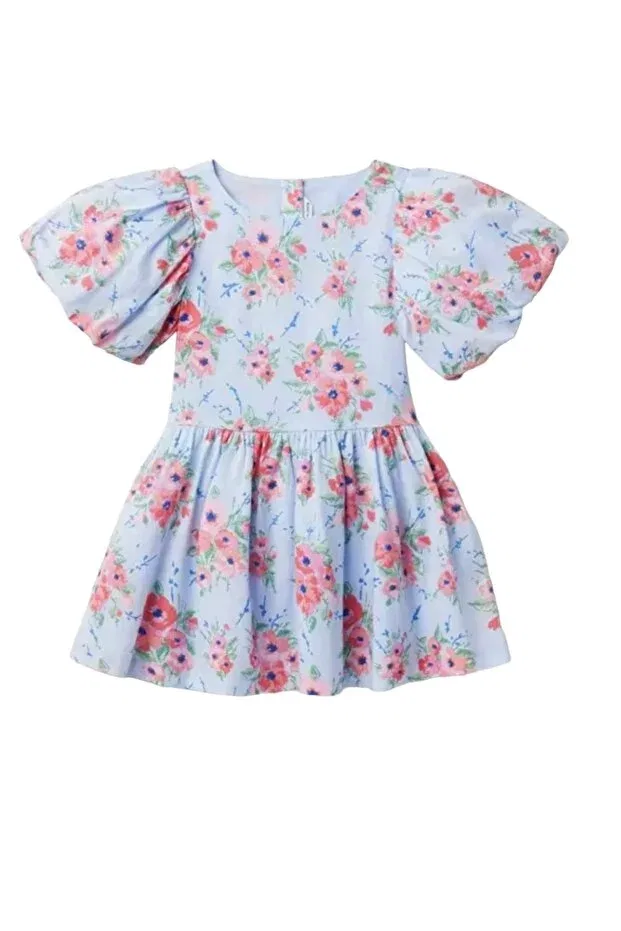 Детское платье для девочек хлопковое с принтом Daisydolly, Mixed