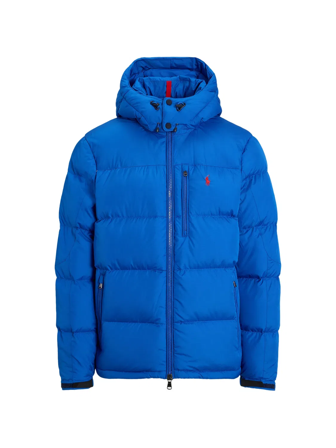 Стеганая куртка с капюшоном, синяя Polo Ralph Lauren, синий