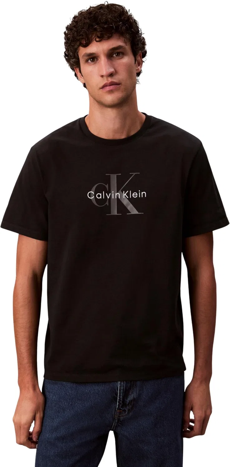 Мужская футболка с коротким рукавом Monologue Calvin Klein, Black (Black)