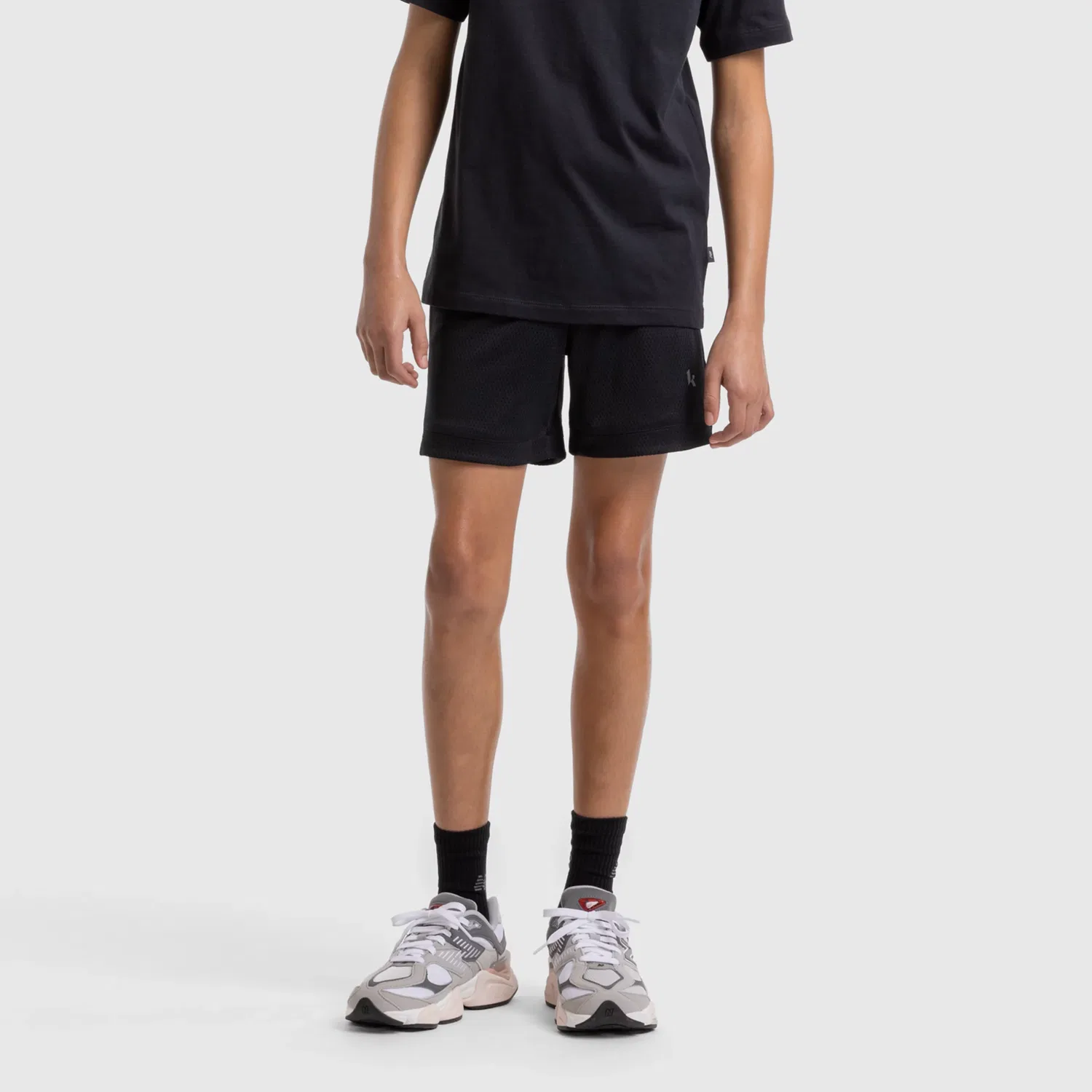 Детские шорты из сетчатого трикотажа с эластичным поясом Klutch Athletics New Balance, Caviar