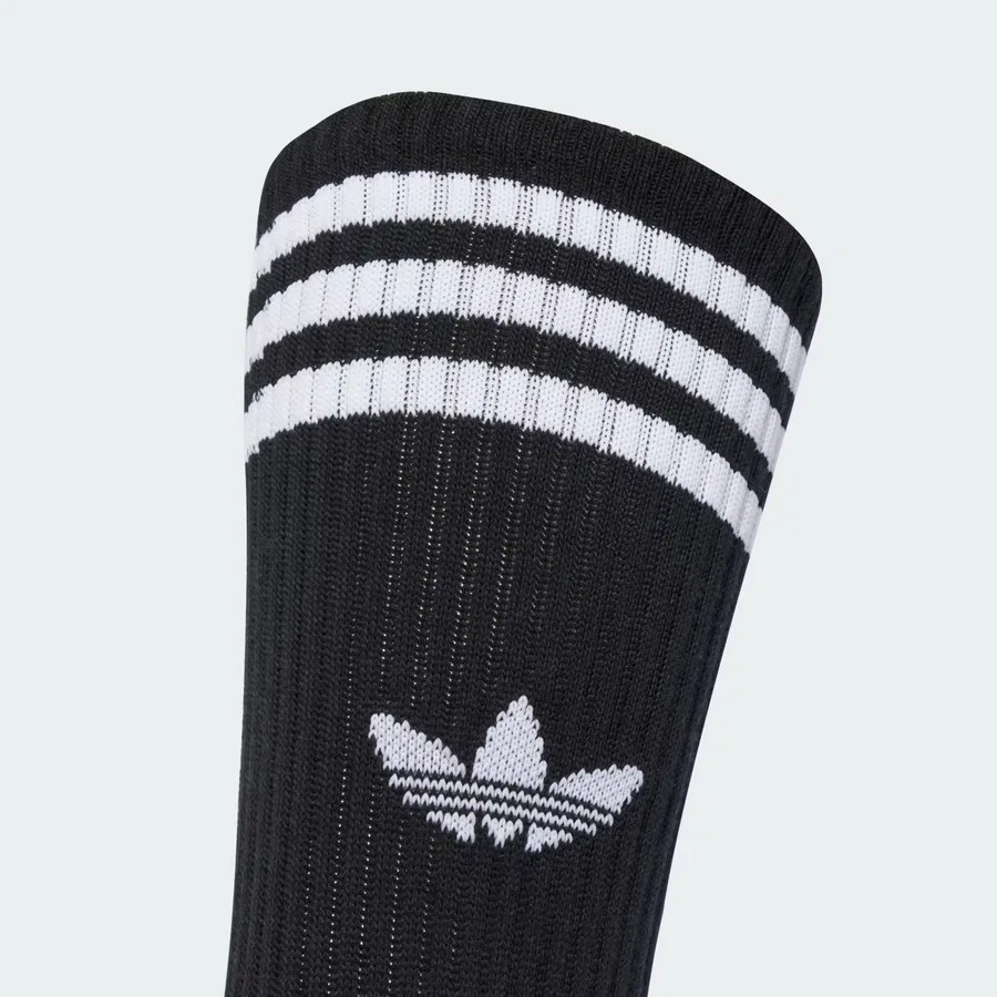 Комплект спортивных носков adidas 3S High Cr S 3P, Черный — фото 2