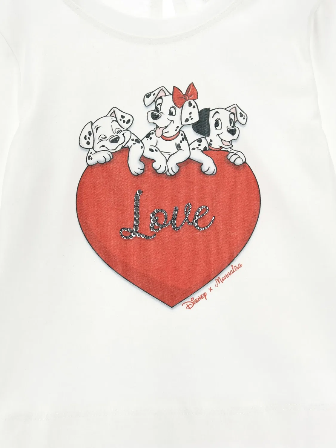 Футболка с принтом Disney Dalmatian Monnalisa, белый — фото 3