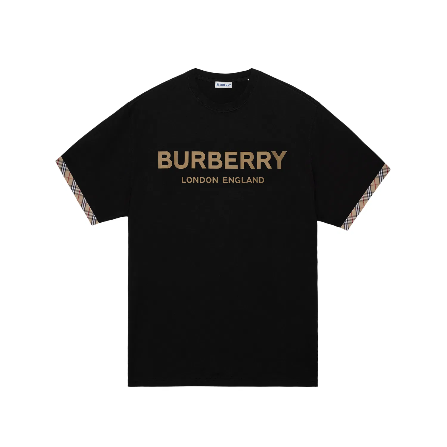 Футболка Burberry Tilted с логотипом, мужская, летняя