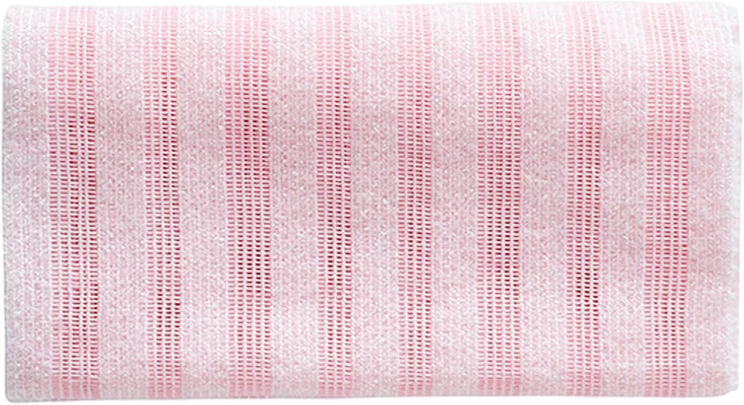 Мочалка для душа Body Scrub Towel, Generisch, 1 шт, 25x100 см, Pink Stripe