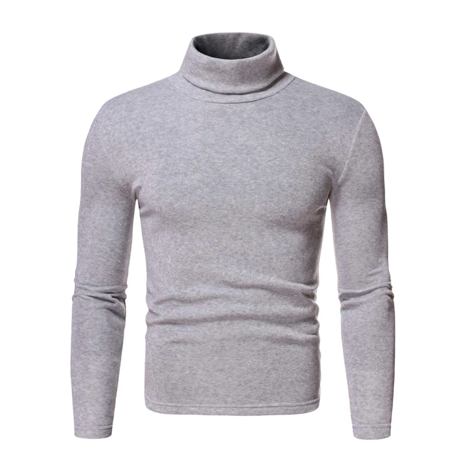 Мужская термобельевая футболка с высоким воротом DENGJIAMY, Z15 Grey