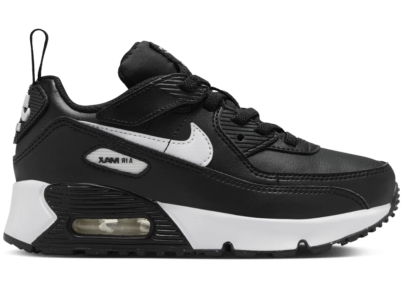 Детские кроссовки Lifestyle с технологией EasyOn Nike Air Max 90 EasyOn Nike, Black/Black/White