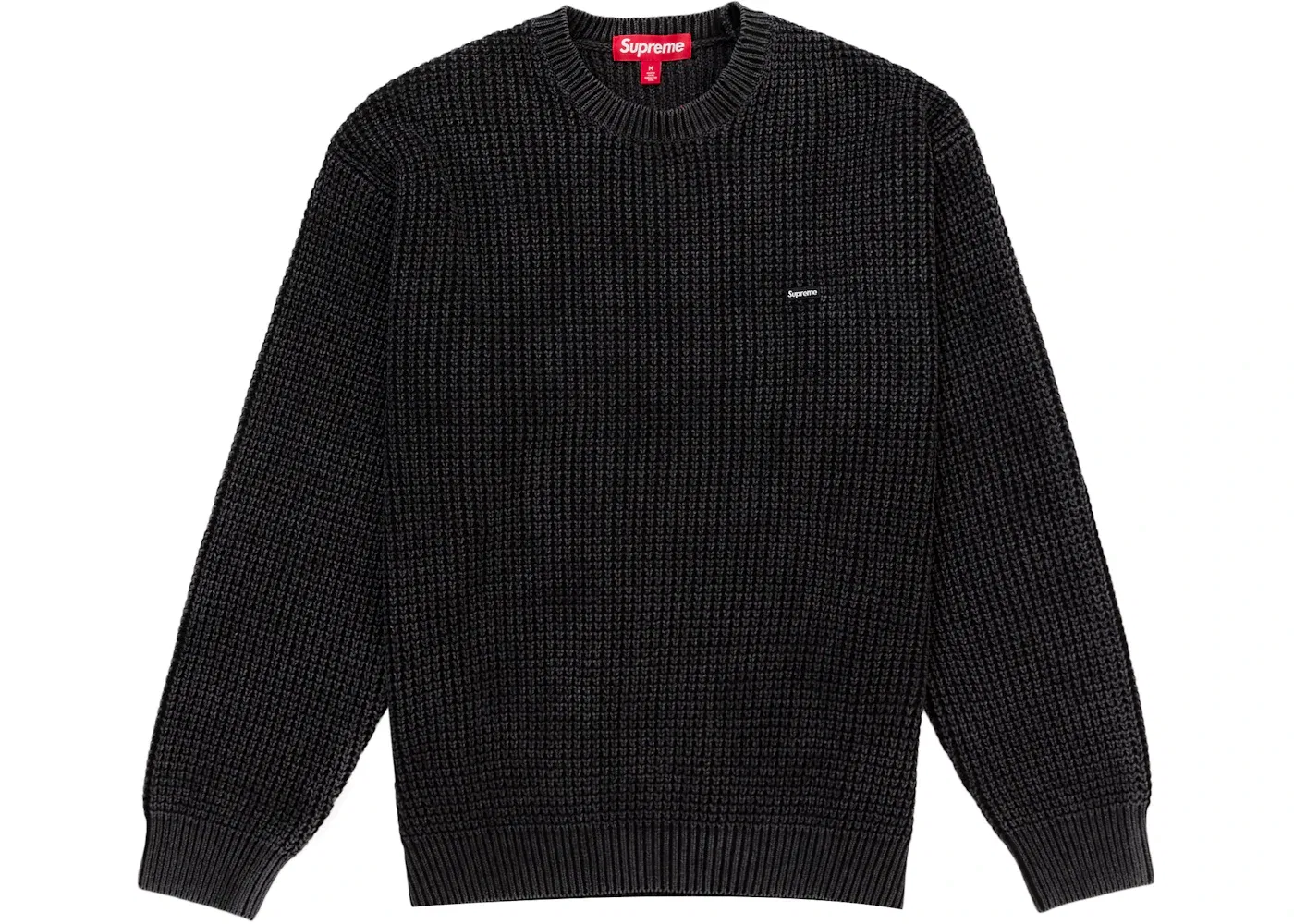 Мужской свитер с вафельным узором Supreme, Black