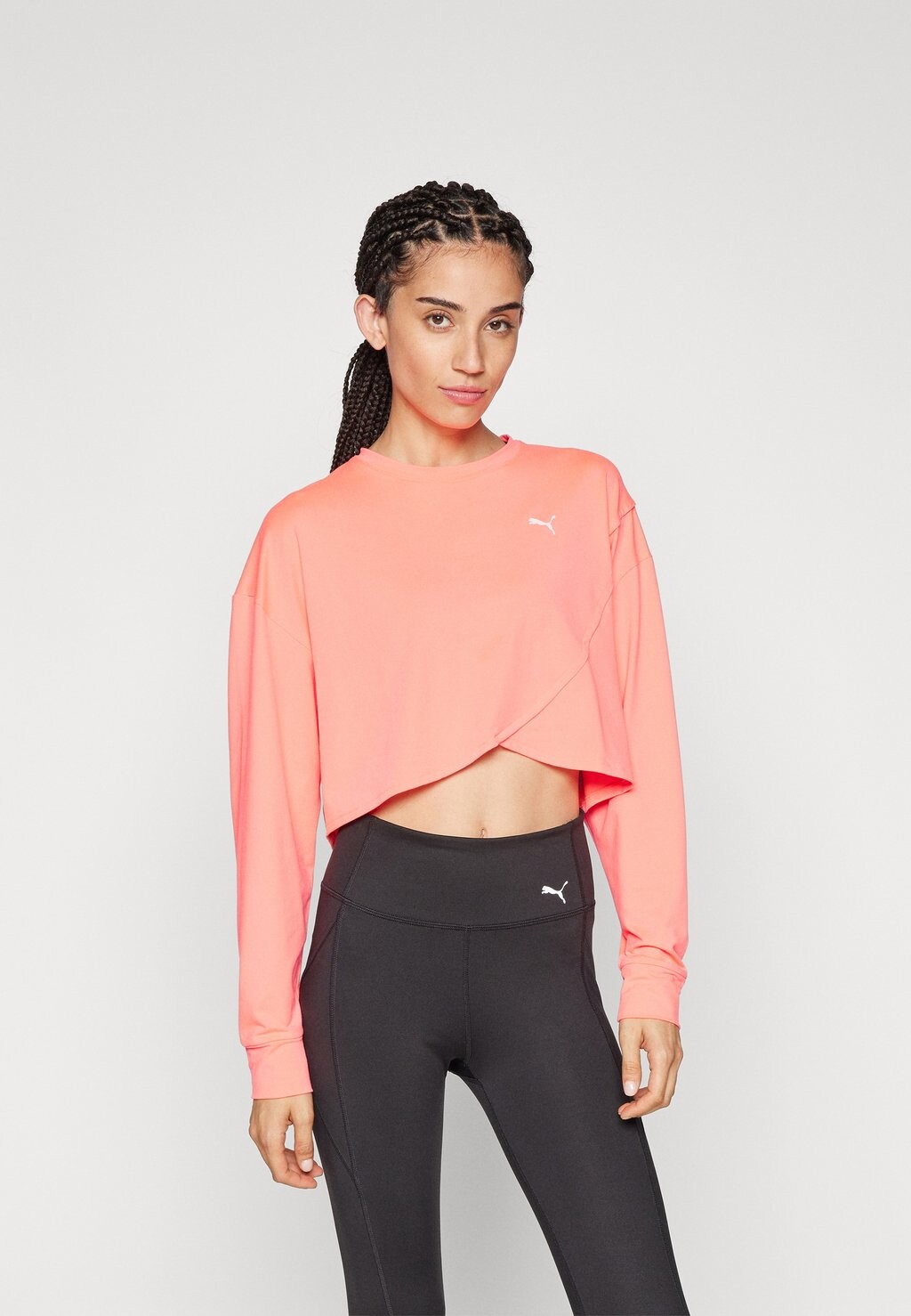 

Рубашка с длинным рукавом CLOUDSPUN CROSSOVER CREW SHORT Puma, розовый