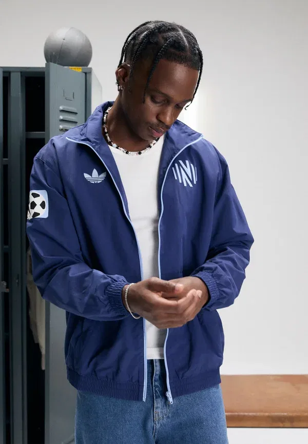 Куртка Nashville SC Originals Anthem - клубная одежда Adidas Originals, синий