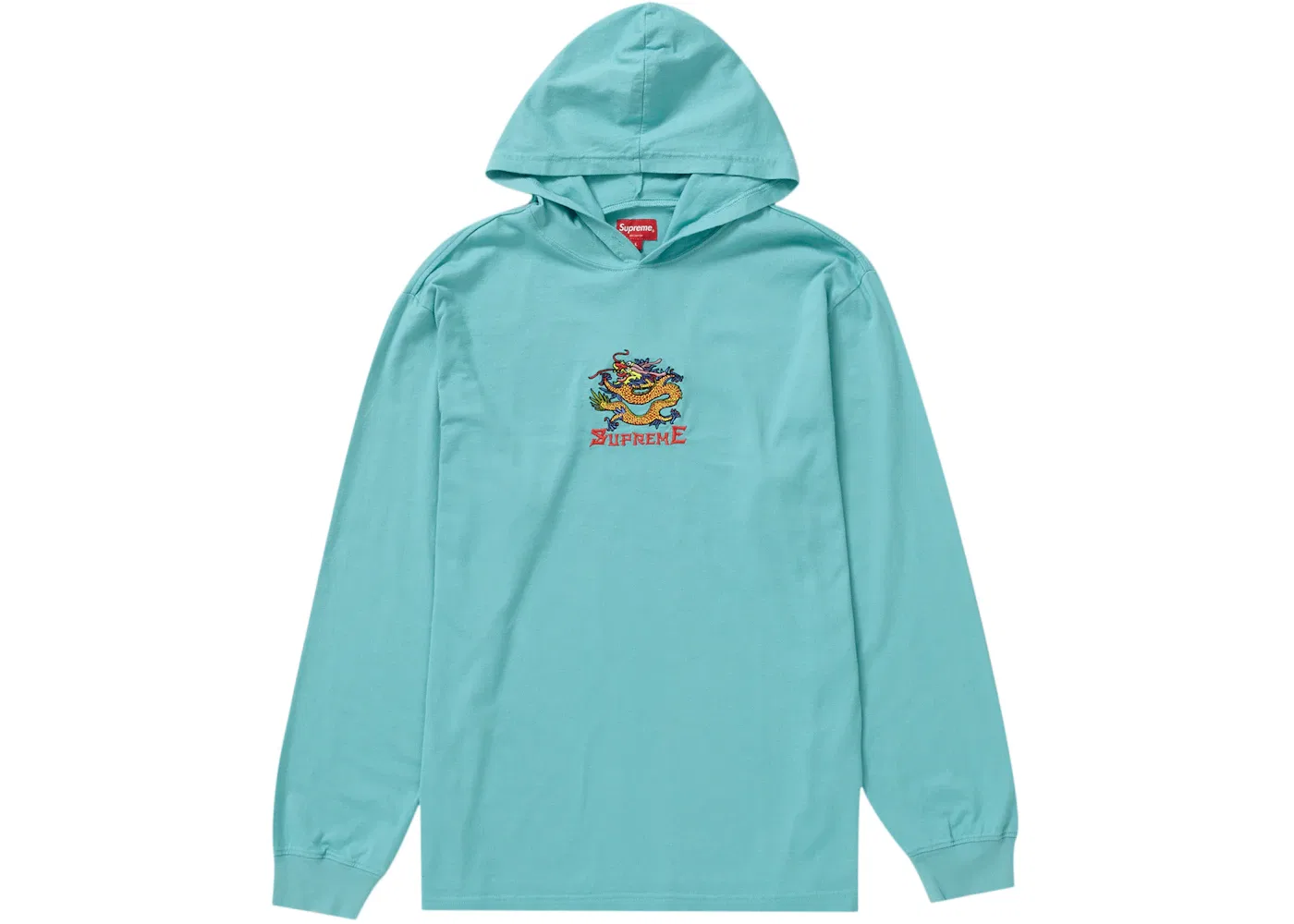 Мужская футболка с капюшоном Supreme Top, Dusty Aqua