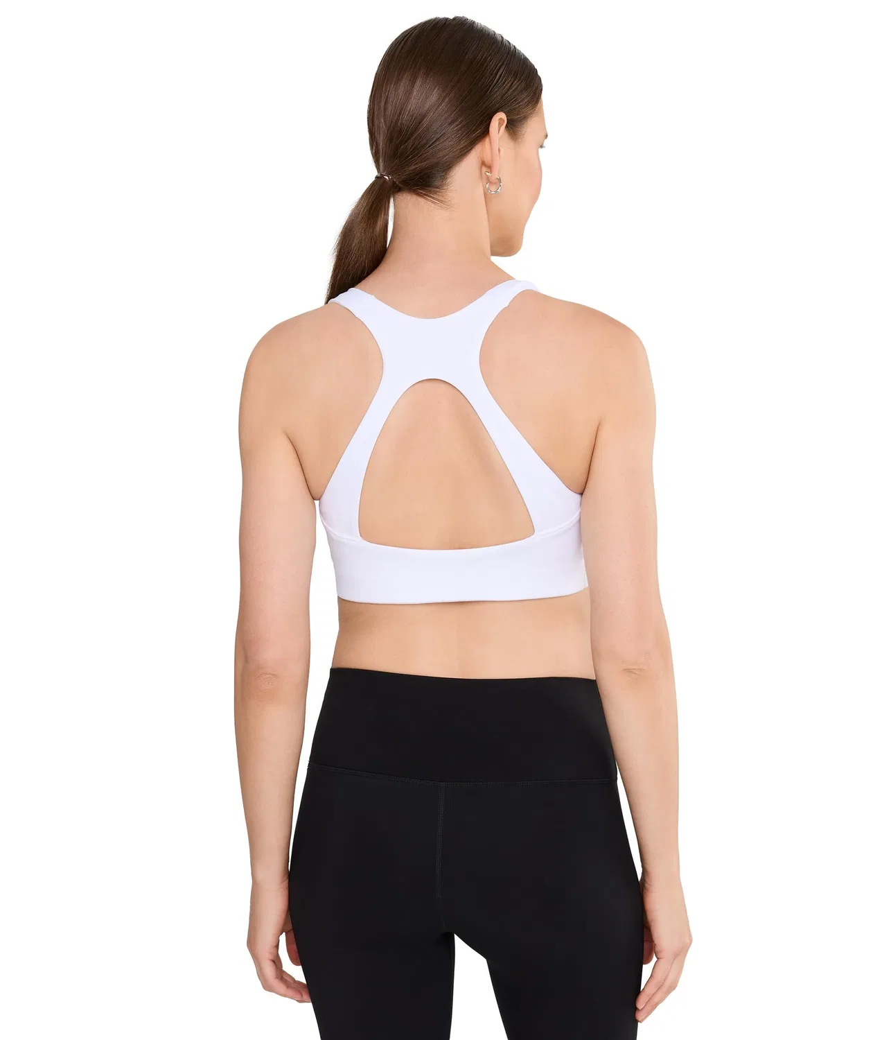 Спортивный бюстгальтер со средней поддержкой Optime Workout Medium-Support Bra Adidas, White — фото 4