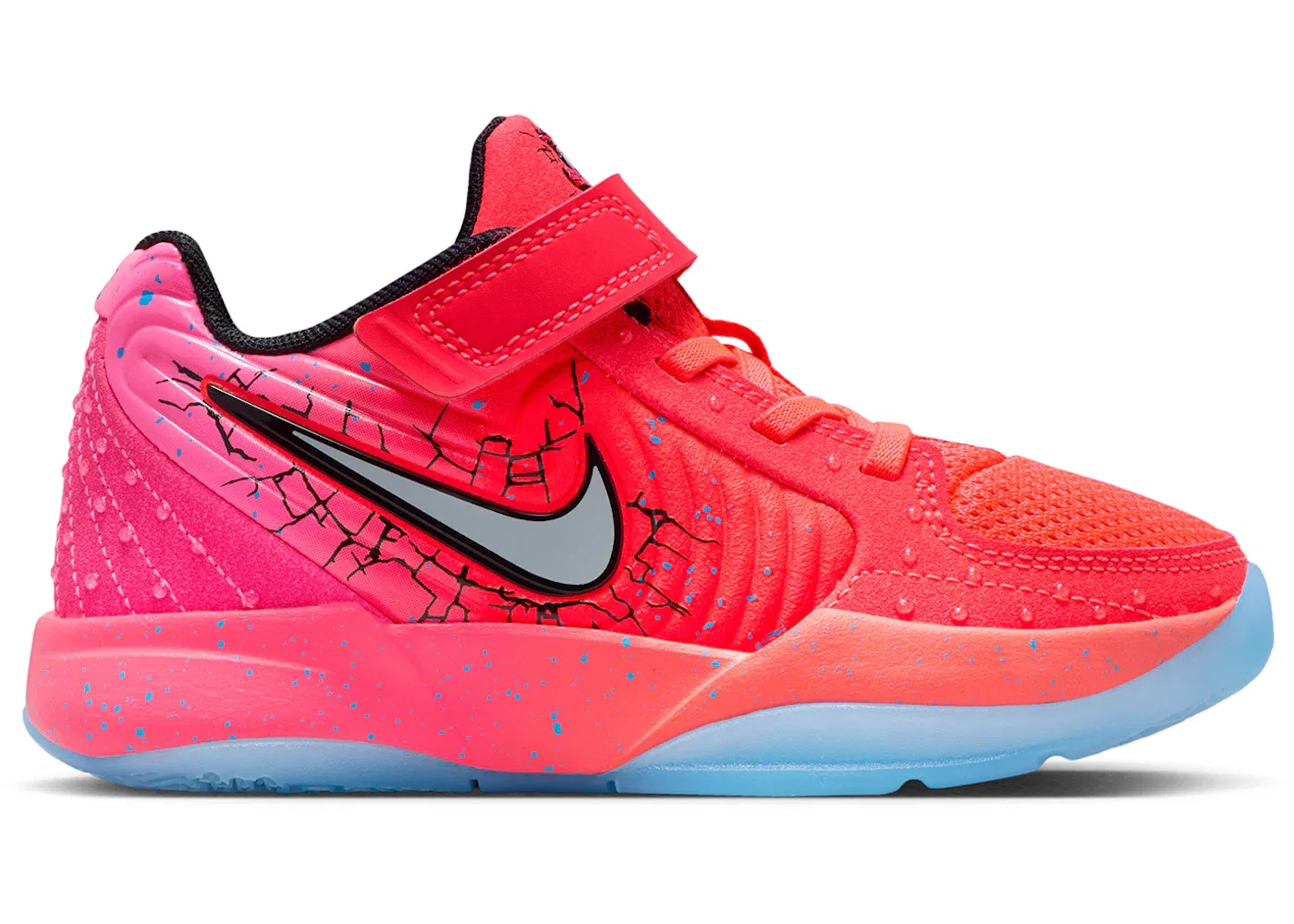 Детские кроссовки для мальчиков с принтом Nike Ja 2 Nike, Bright Crimson/Flat Silver/Hyper Pink/Black/Photo Blue