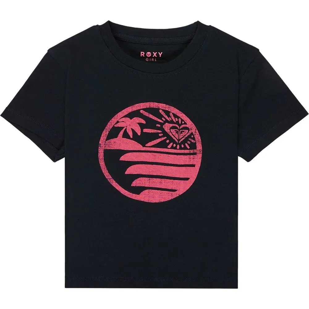 Футболка с коротким рукавом Roxy Baby One More Time, черный