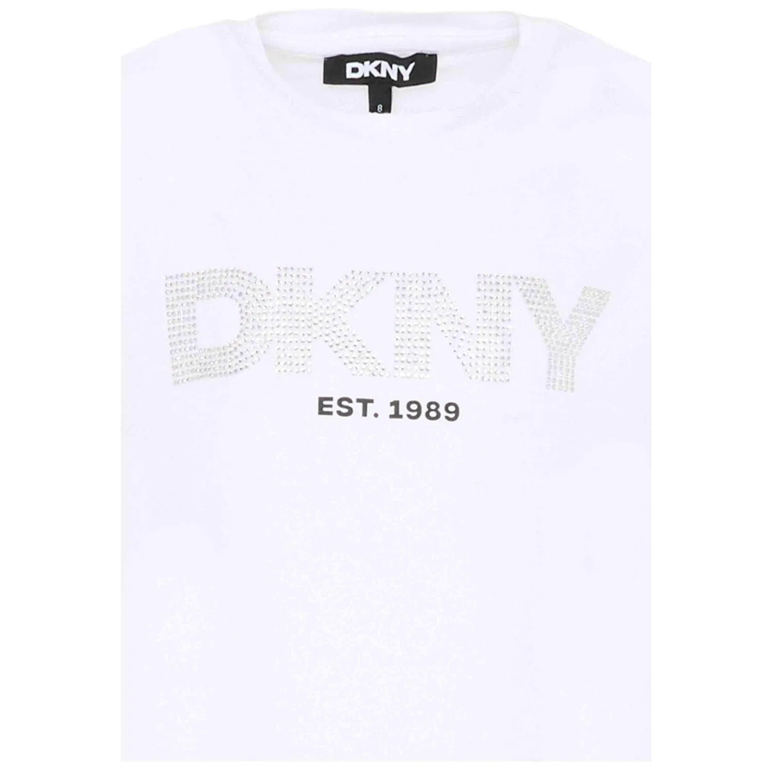 Детская футболка с коротким рукавом Dkny D62619-10P, Weiss — фото 3