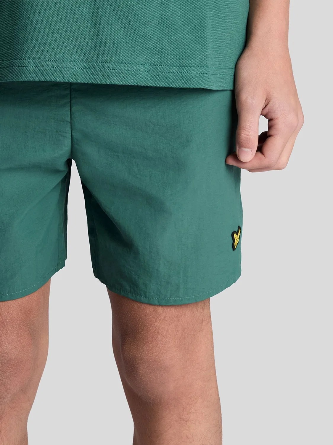 Плавки Regular Fit Lyle & Scott, зеленые — фото 3