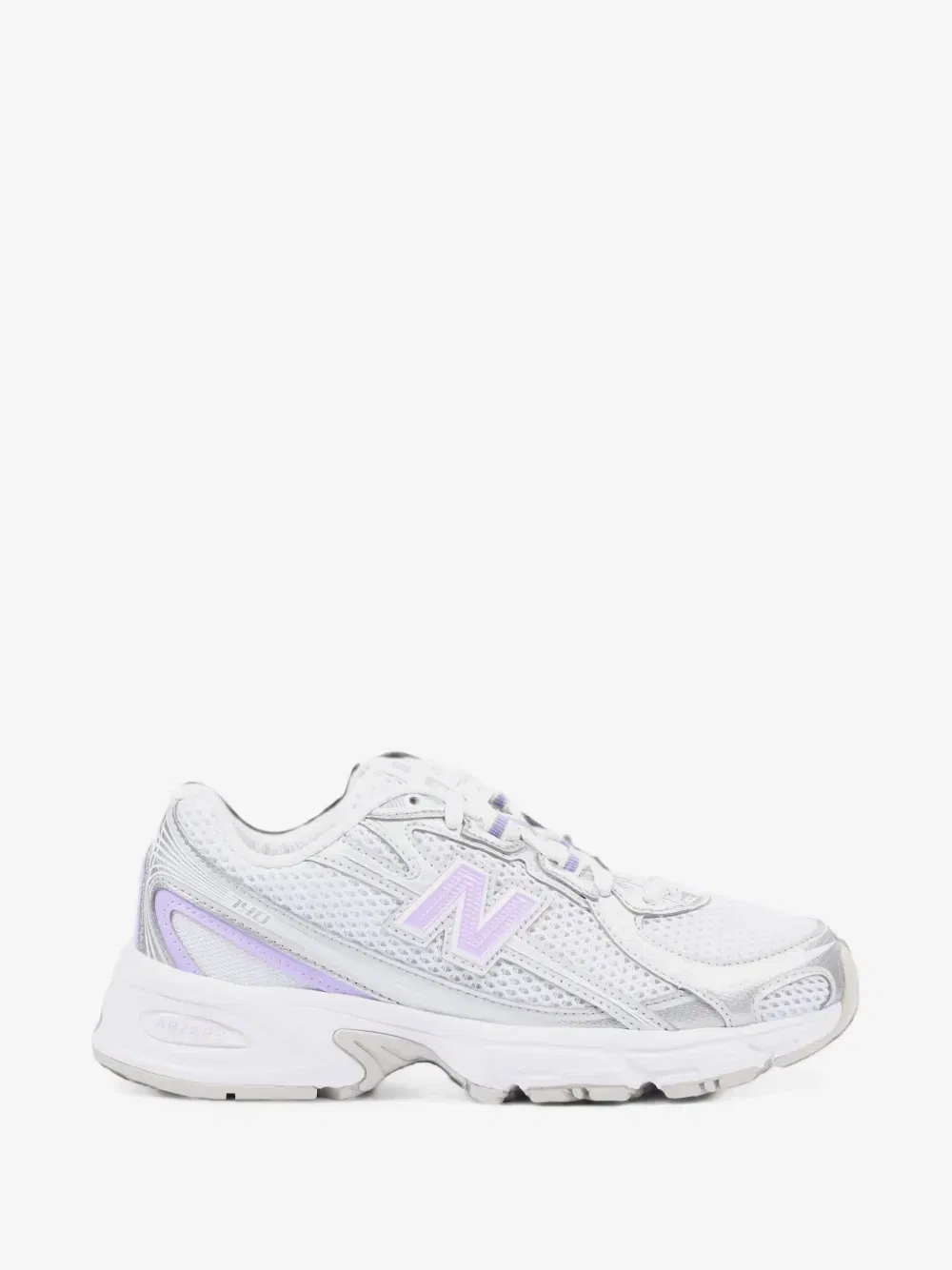 Кроссовки 740 Bungee Lace с сетчатыми вставками New Balance Kids, белый — фото 2