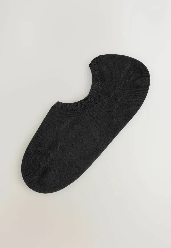 Носки невидимки 5 пар, хлопок, Invisible socks 5 pack, Next, grey, white, белый/черный/серый — фото 4