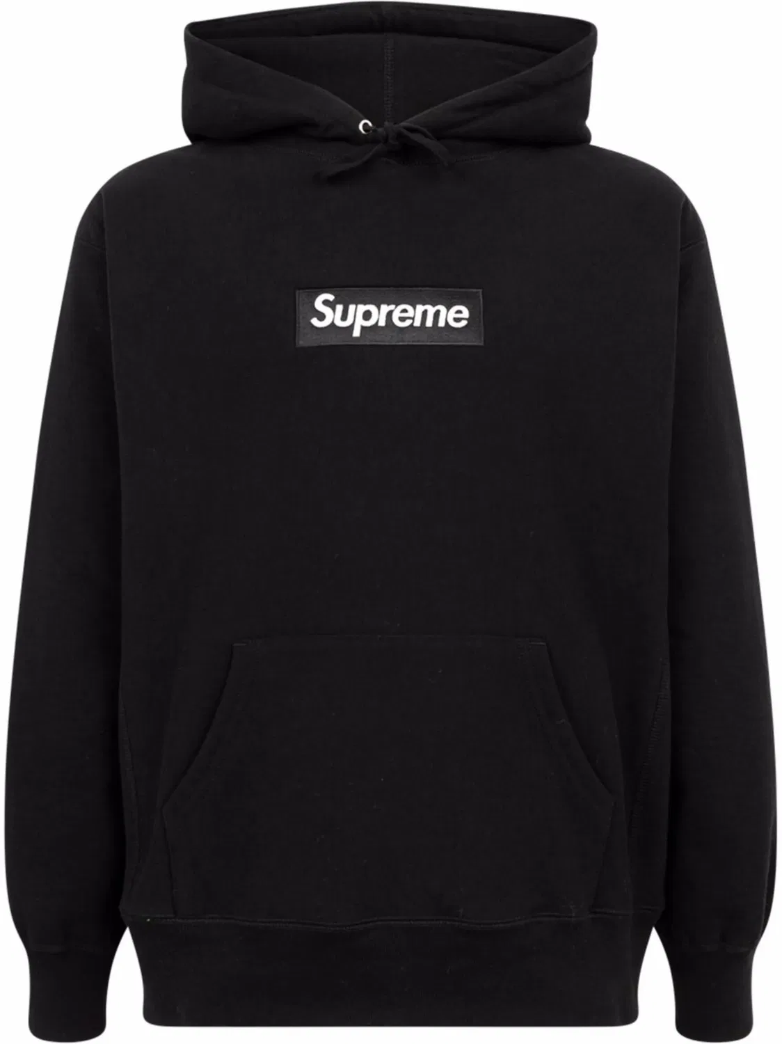 Худи с логотипом на груди Supreme, черный
