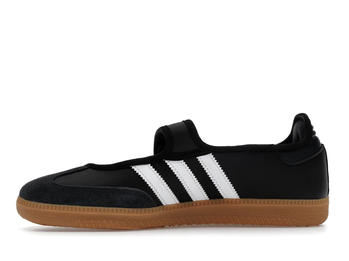 Детские кроссовки Lifestyle с классическим дизайном Adidas Samba Jane, Core Black/Carbon/Footwear White — фото 3