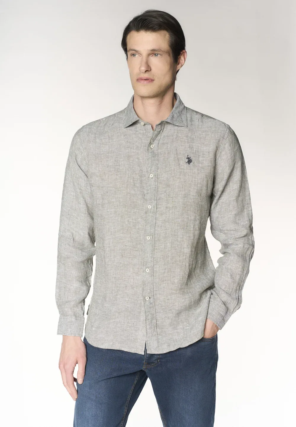 Рубашка U.S. Polo Assn., Beige