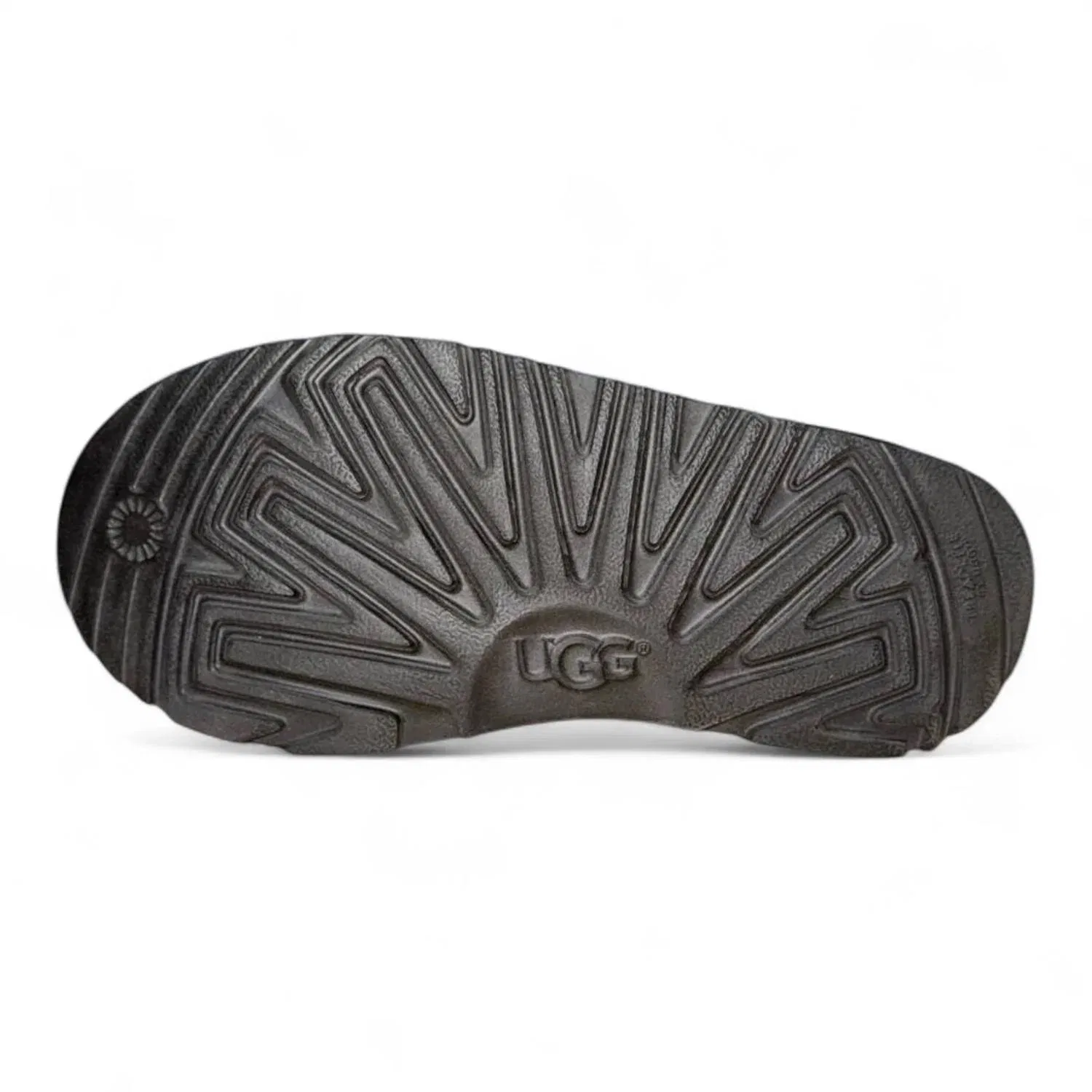 Детские зимние ботинки на кнопке с мехом Bailey Button II UGG, черный — фото 4
