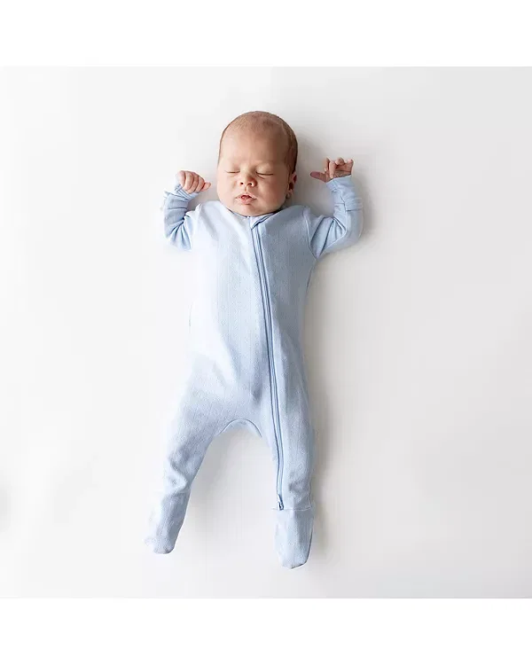 Детский комбинезон на молнии с принтом Pointelle Kyte Baby, Breeze — фото 3