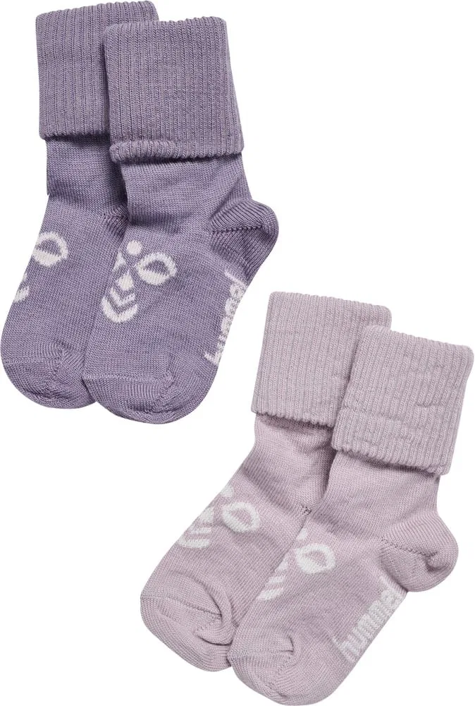 Носки шерстяные комплект 2 пары Hmlmini Wool Hummel, розовый