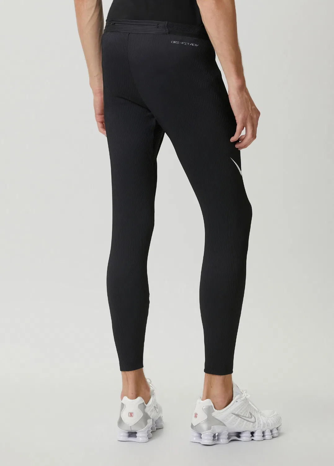 Леггинсы для бега Aero Swift Dri-FIT ADV Nike, Black-Grey — фото 4