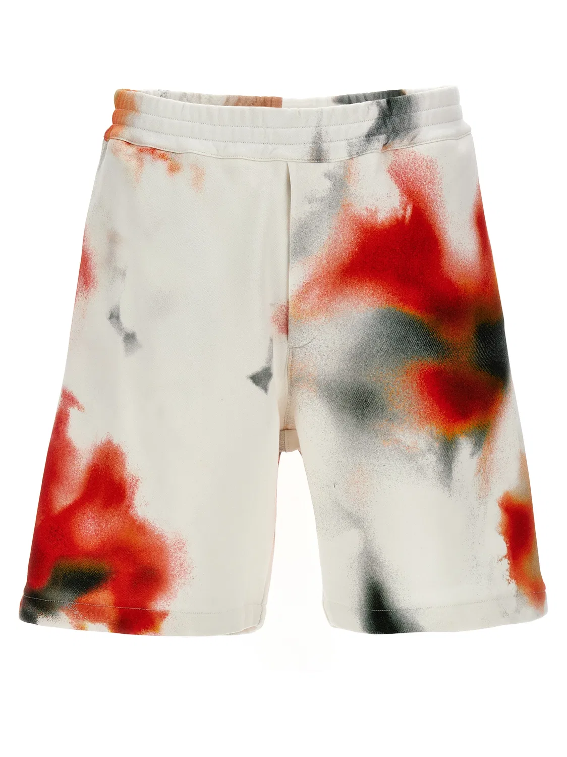 Мужские шорты-бермуды с принтом Obscured Flower Alexander McQueen, Multicolor