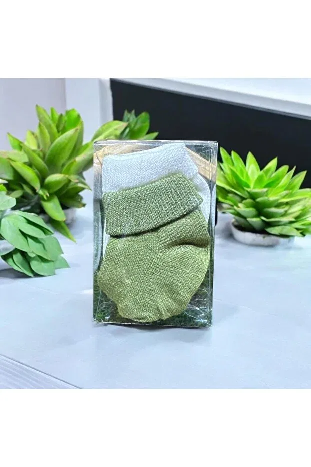 Детские носки с мягкой посадкой Miniloppoo, Green