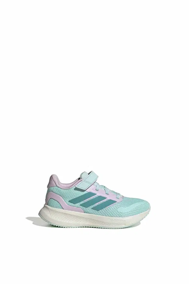 Детские кроссовки для девочек с принтом Runfalcon 5 Adidas, Hello Mint / Mint Ton / Ice Lav — фото 2