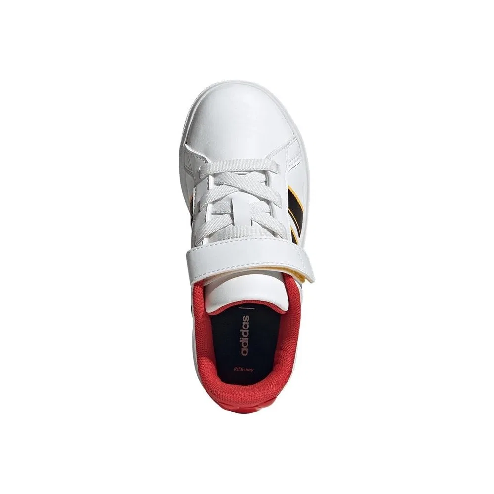 Детские кроссовки для прогулок на шнуровке Grand Court Mickey adidas — фото 3