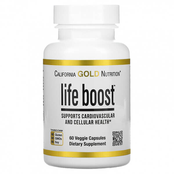 

Экстракт виноградных косточек California Gold Nutrition, 60 капсул