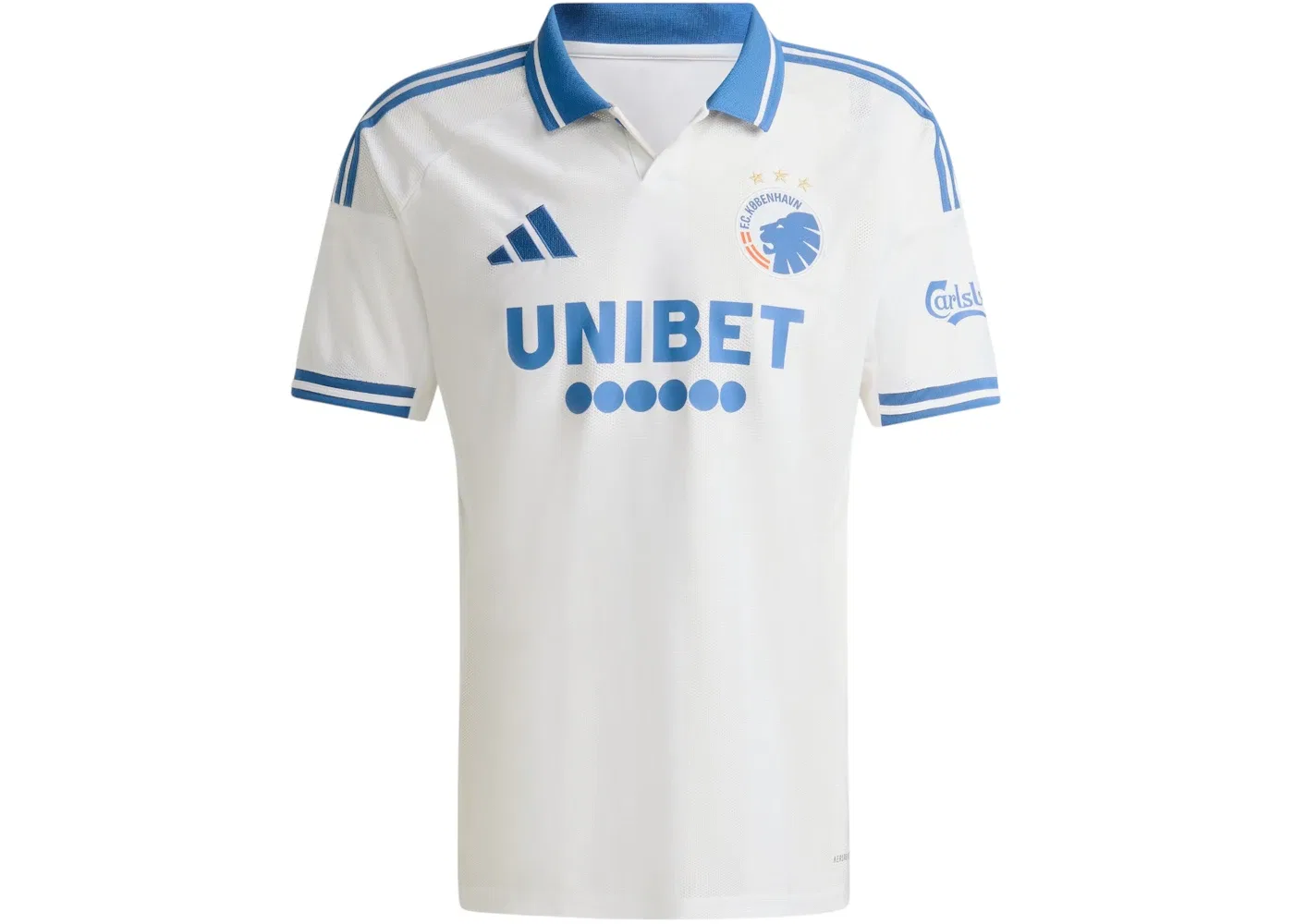 Мужская футбольная футболка Adidas F.C. Copenhagen 25/26 Home Jersey, White Royal Blue