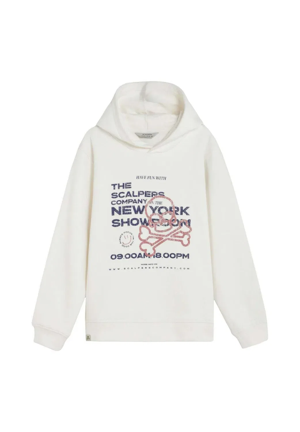 Детская толстовка Scstroke - худи Scalpers, Off White