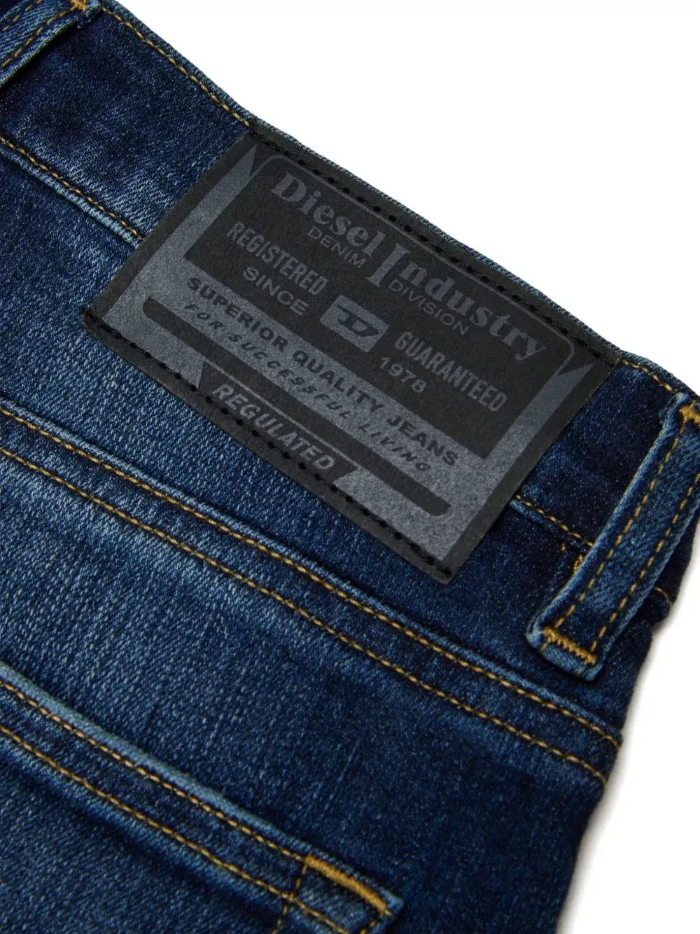 Джинсы Argjx с эффектом пертости Diesel Kids, синий — фото 4
