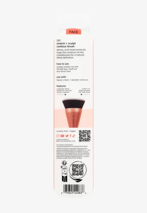 Кисть для контурирования Snatch + Sculpt Contour Brush Real Techniques 81 г — фото 2