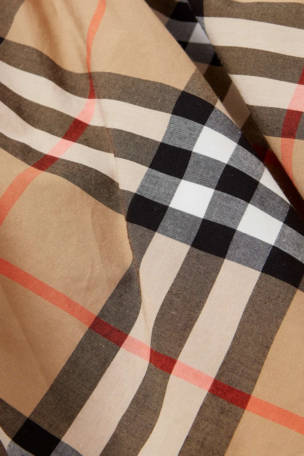 Юбка в клетку из хлопкового поплина Burberry — фото 4