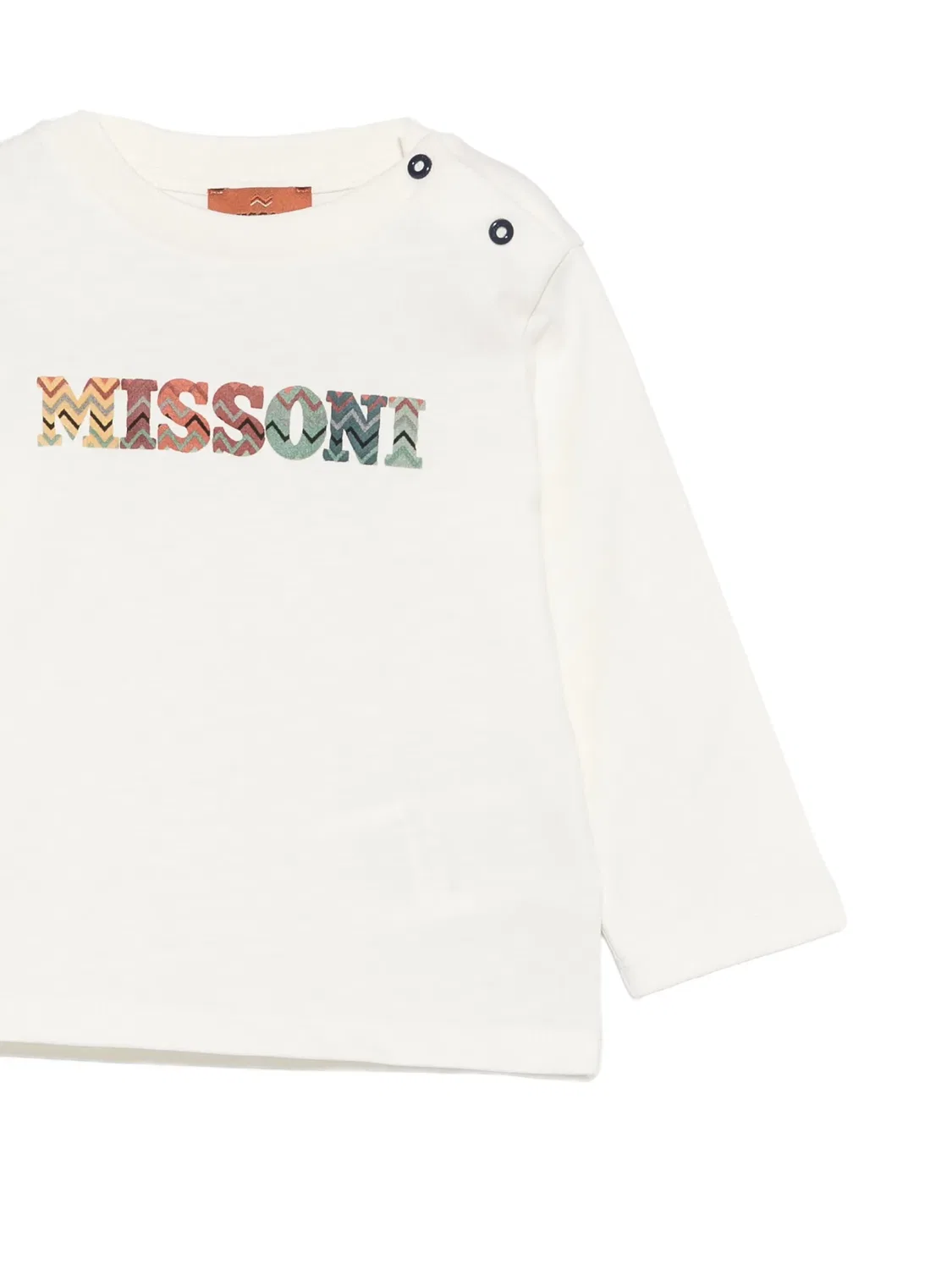 Missoni Футболка с логотипом, длинный рукав - Нейтральные — фото 2