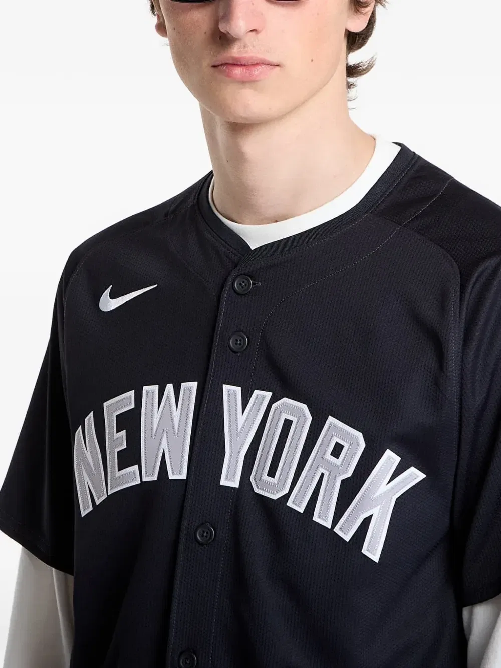 Нью-Йорк Янкиз MLB лимитированная альтернативная джерси Nike, синий — фото 4